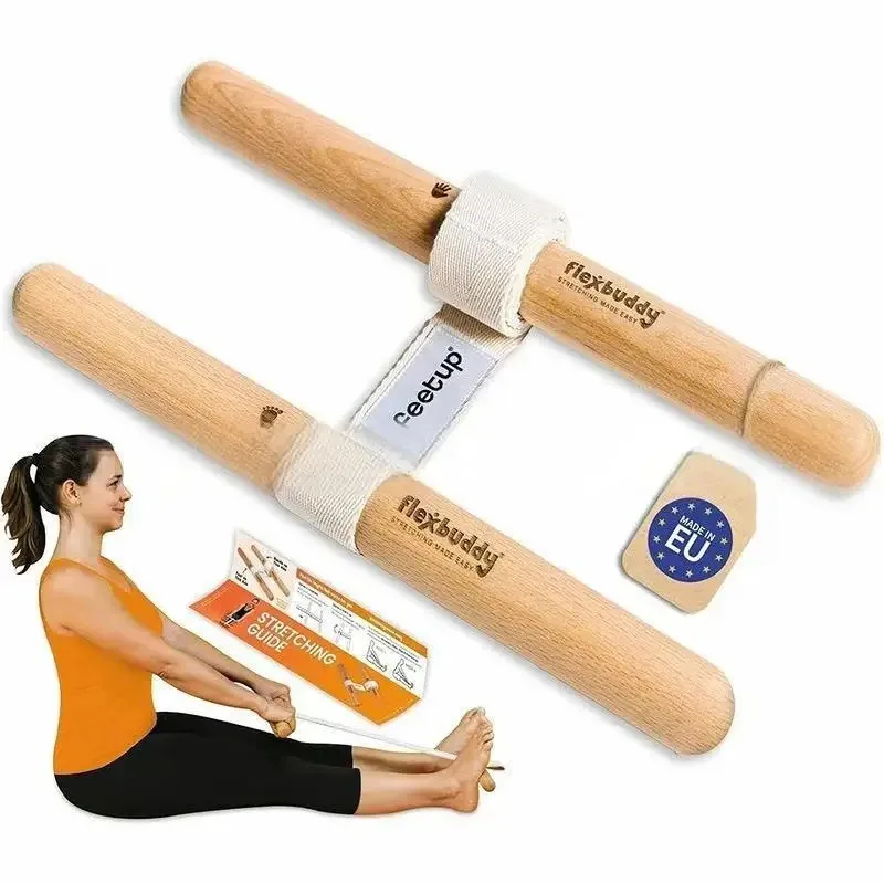 Verstellbarer Yogagürtel für Flexibilität und Bewegung – bequemer Stretchgürtel mit Metallschnalle für Fitnessstudio, Yoga und Tanz