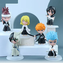 2Set Wholesale BLEACH Action Figure Cool Cute Anime Figure Toy Doll Model Desk Decoration For Kid Birthday Gifts