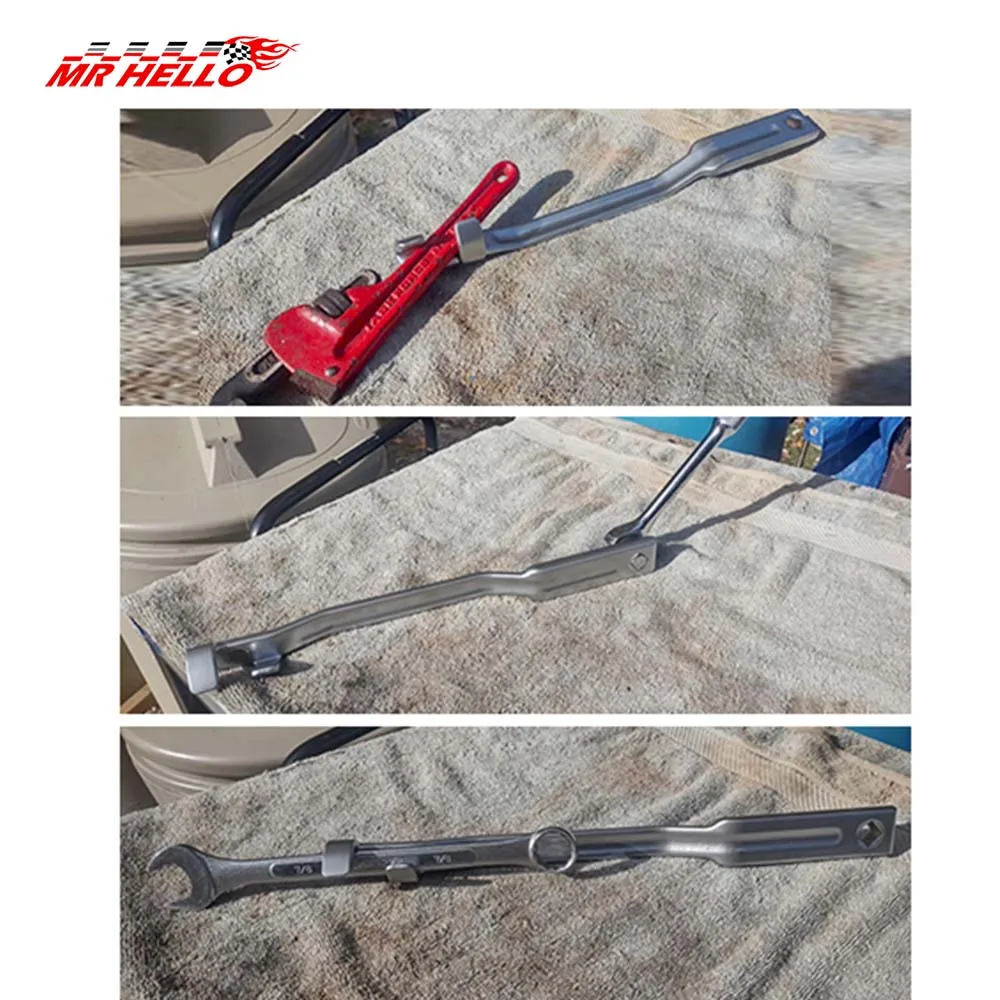 Universal Wrench Extension Tool Spanner Rod Socket Extension Bar Adjustable Torque Wrench Extender 1/2\
