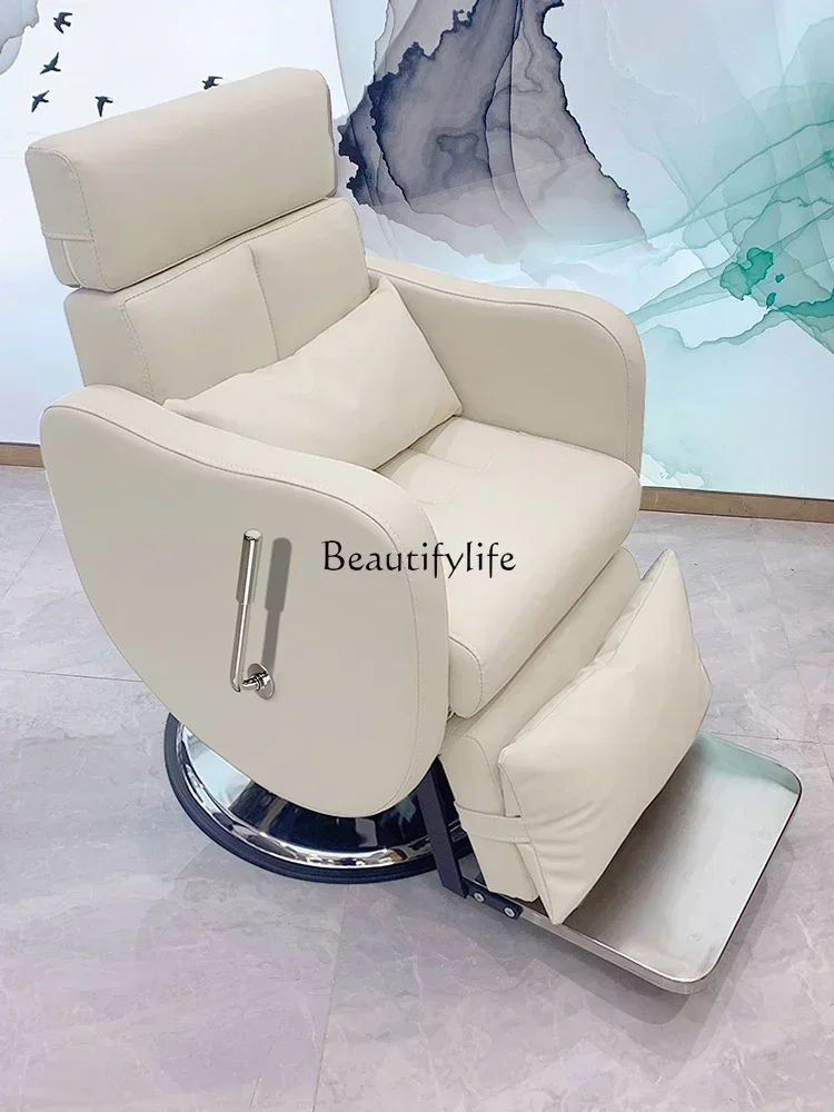 09*Electric  Retractable  Head  Chair for Hair Cutting and  Care Shop
