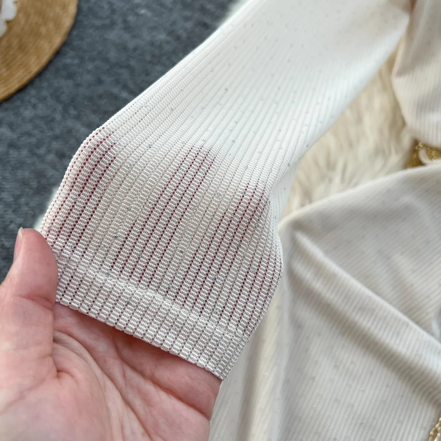 살구 자수 플레어 블링 드레스 여성 우아한 streetwear 긴 소매 의류 레이디 활주로 디자인 세련된 vestidos bodycon