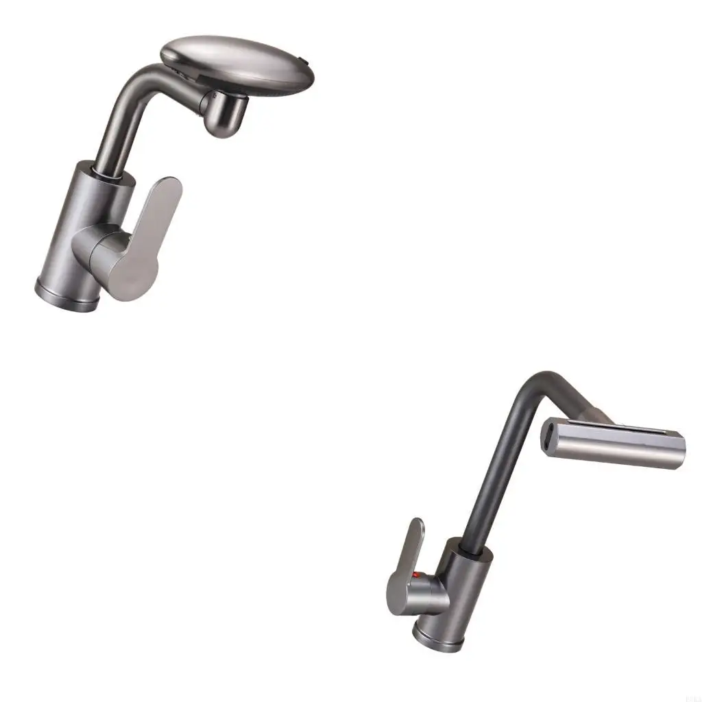 

Adjustable Spatter Proof Sink Basins Faucet 360 Swivels Spouts Kitchen Sink Faucet Corrosion Resistant Simple Installation