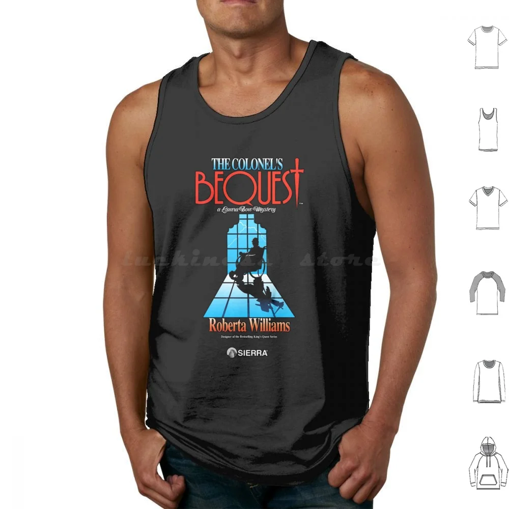 Laura Bow ( Colonel'S ) Colonels Bequest Sierra Fan Print-Hd Tank Tops Print Cotton Laura Bow Colonel Colonels Bequest