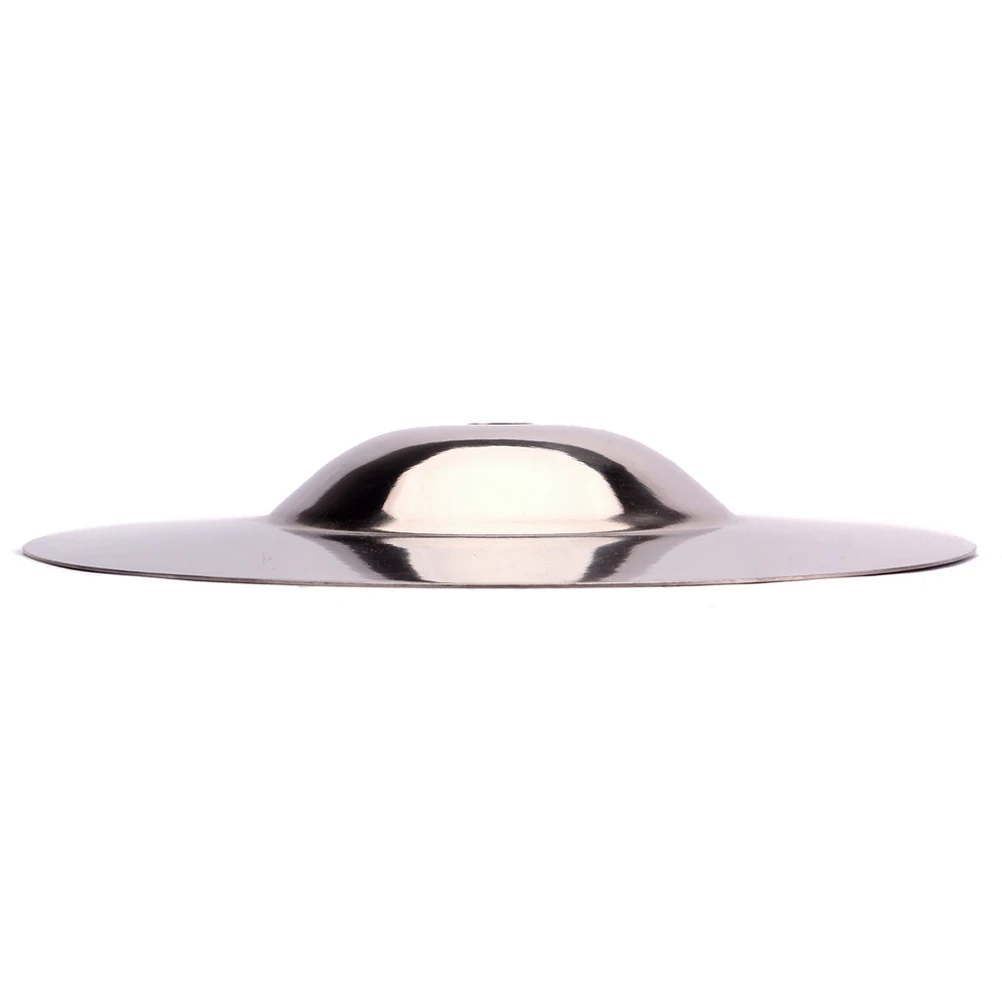 

2pcs Silver Cymbals Drum Crash Instrument Accessory Percussion Practice High Hardness Tablets Rich Vibrato