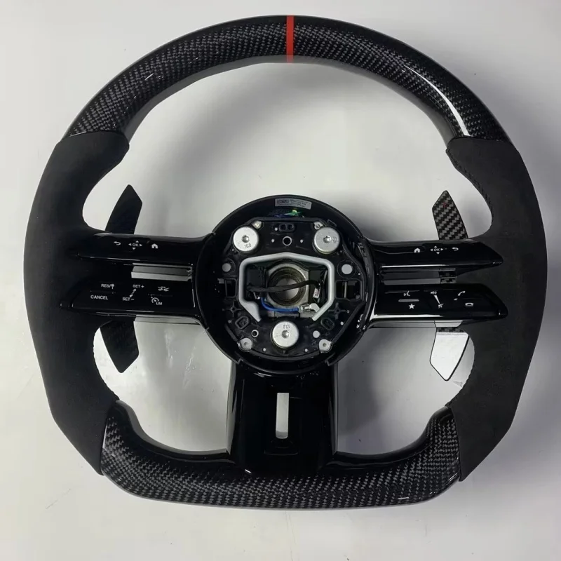 For Mercedes Benz A-class E-Class ML GL G-Class S-Class Car Steering Wheel Carbon Fiber Custom Made Leather Accessories