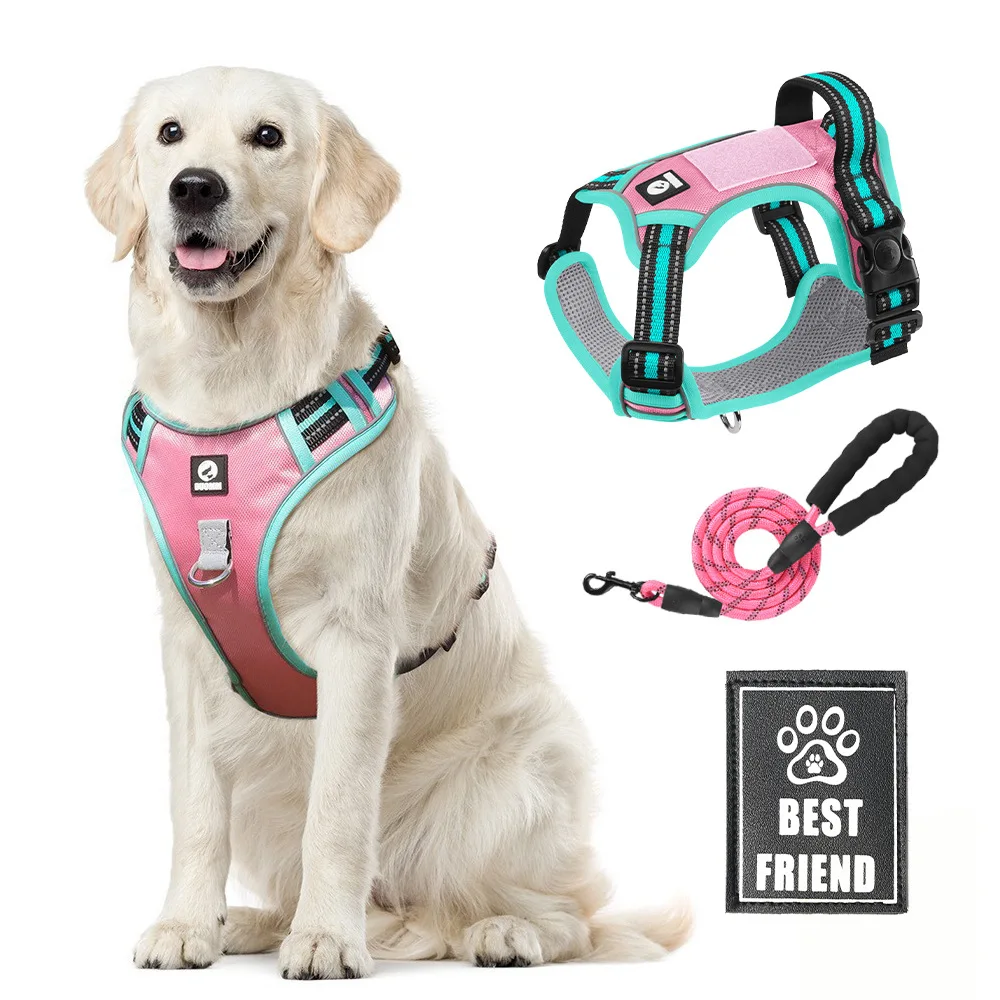 

Pet leash dog harness vestlighted dog harnesschest harness for dog adjustable dog harness Safety belt for dog