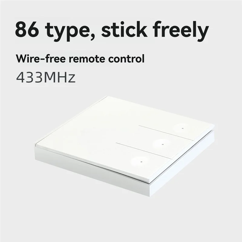 FFYY-433Mhz interruptor remoto inalámbrico Control de largo alcance fácil emparejamiento Plug & Play para automatización y seguridad del hogar