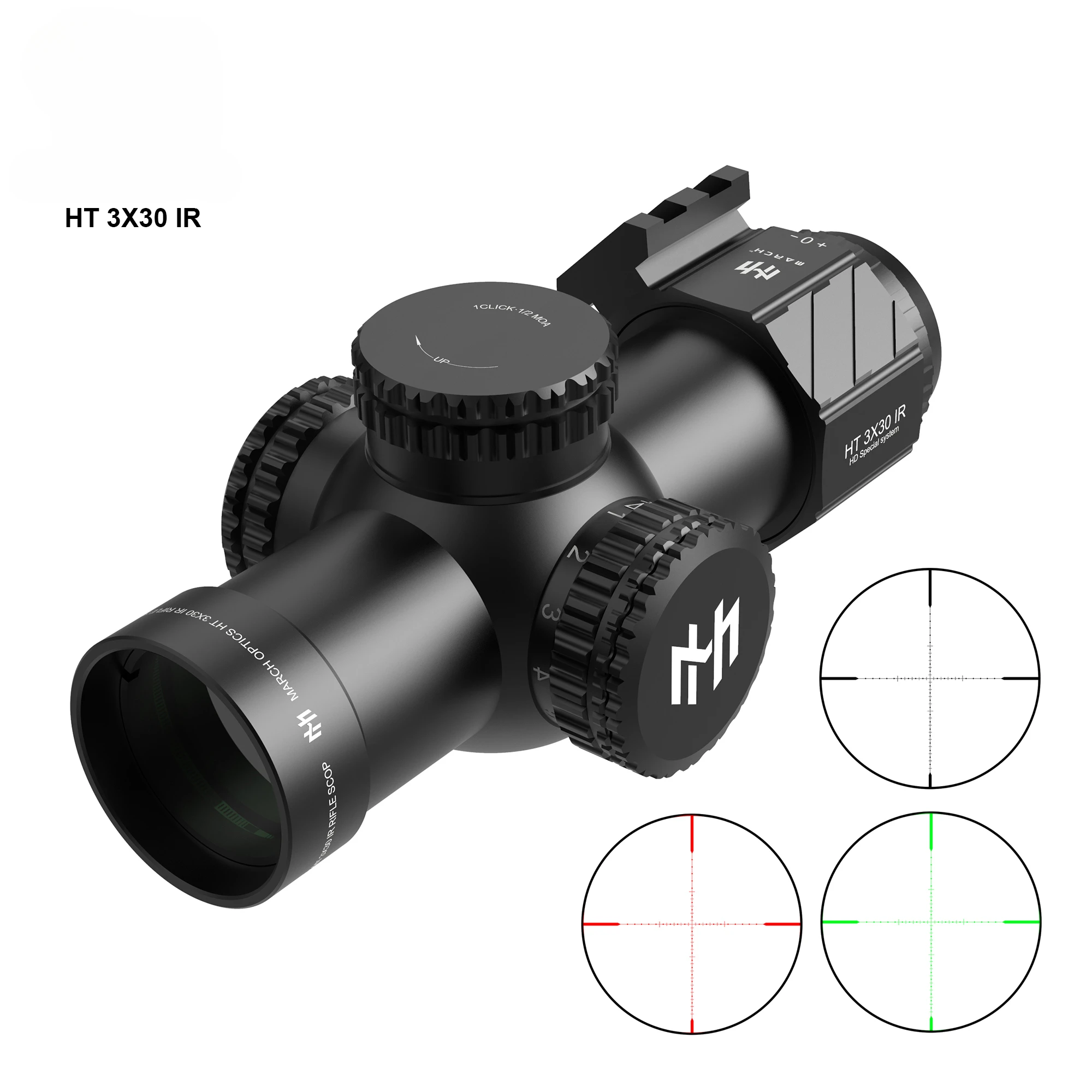 

HT 3x30IR Hunting Optical Airsoft Gun Weapons Lunettes Rifle Scope Pistol Sight Airgun Riflescope