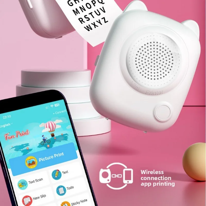 Neuer Kreativer KI-Mini-Drucker mit Multifunktionaler Sprachsteuerung für Schüler und Kinderspielzeug