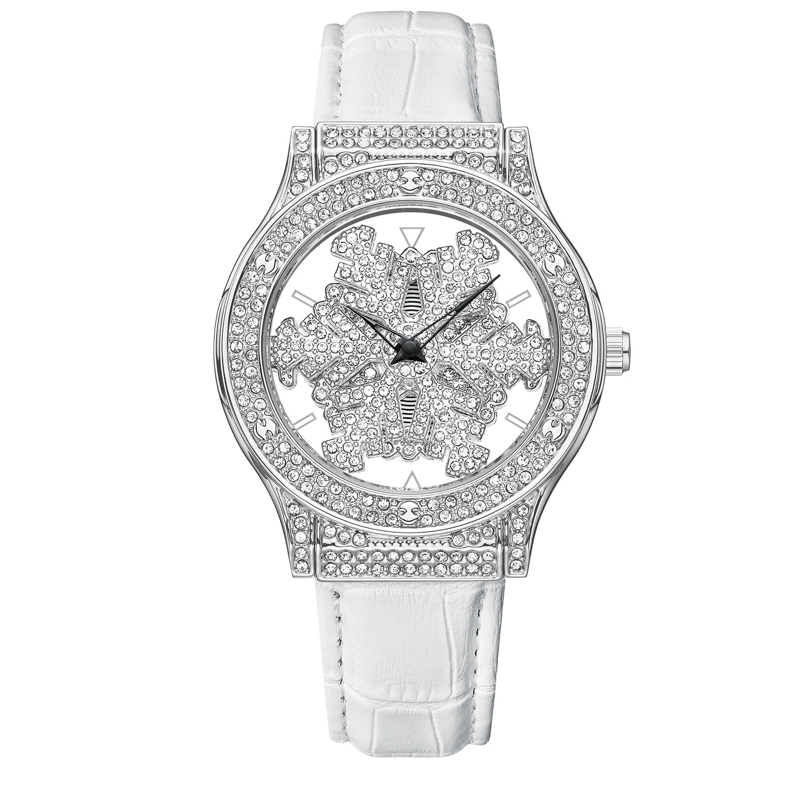 ساعة كوارتز نسائية موضة فاخرة ماركة uالتايلاندية H164 درجة دوران 360 درجة مقاومة للمياه ساعات نسائية جلدية مريحة هدية