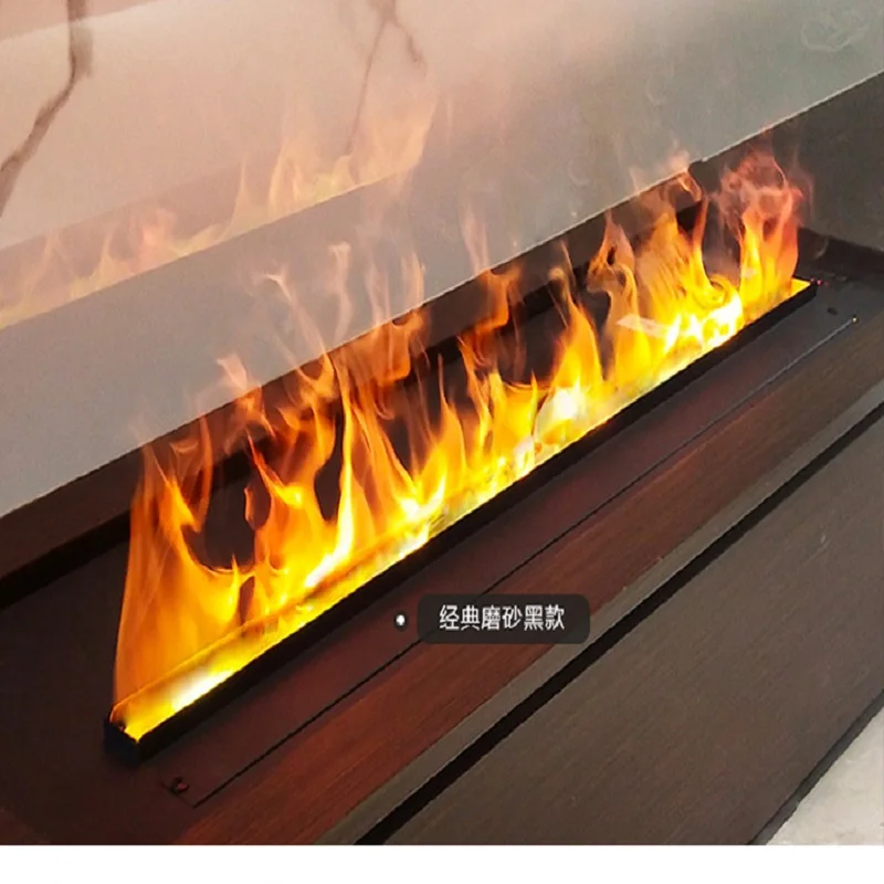 Cheminée électrique 3d kamin-led, 5 ans de garantie, décor vapeur, flamme, sans chaleur