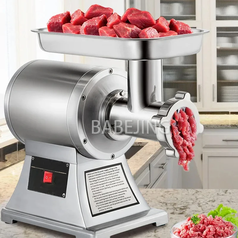 Многофункциональное оборудование для пищевой промышленности BABEJING, машина для наполнения колбас, дробилка для мяса с двойным лезвием из нержавеющей стали