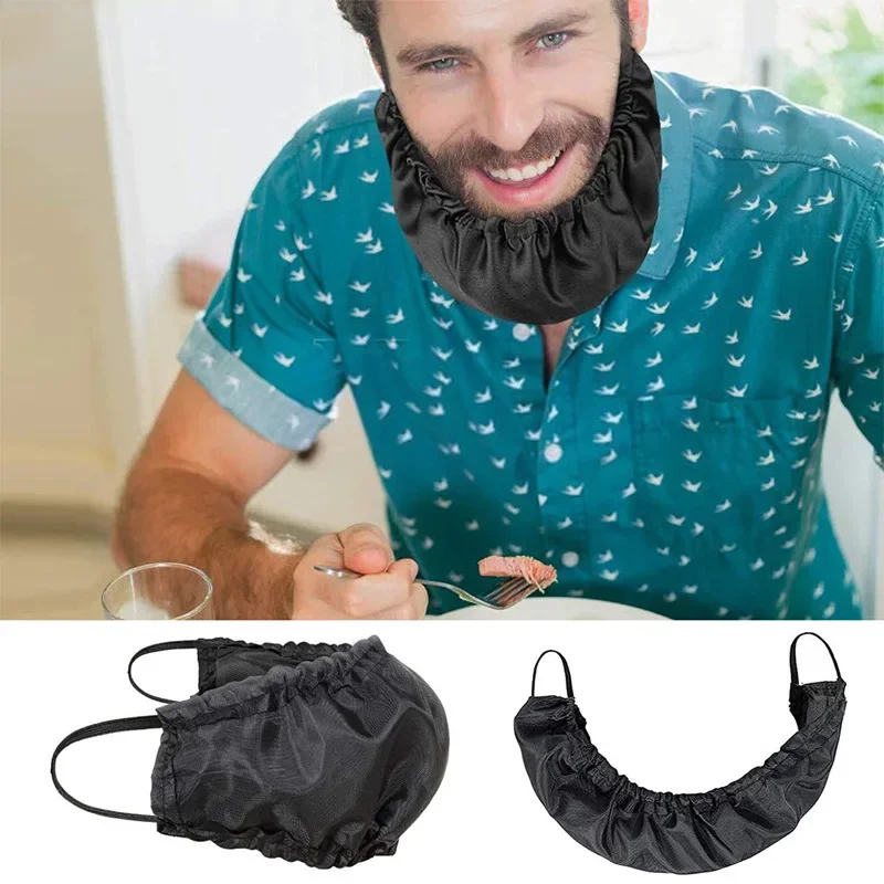 

Beard Bandana Turban Cover Facial Beard-Bibs Adjustable Waterproof Facial Beard Protector for Salon Home Haircut Styling Tool