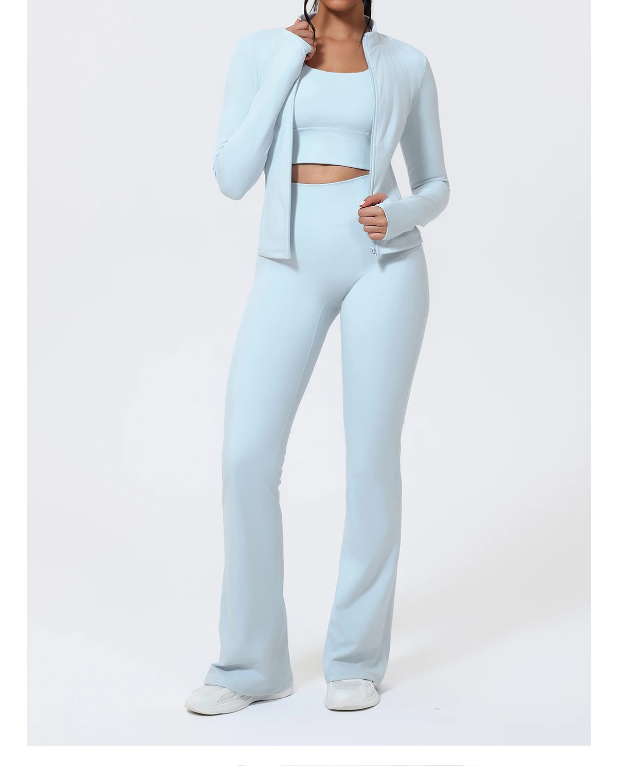 Hearuisavy Sommer-Laufsportweste mit gepolstertem BH, ECO Gym Push-Up-Yoga-Top für Damen, überkreuzter Rücken, U-Ausschnitt, Fitness-Unterwäsche – Detail 13