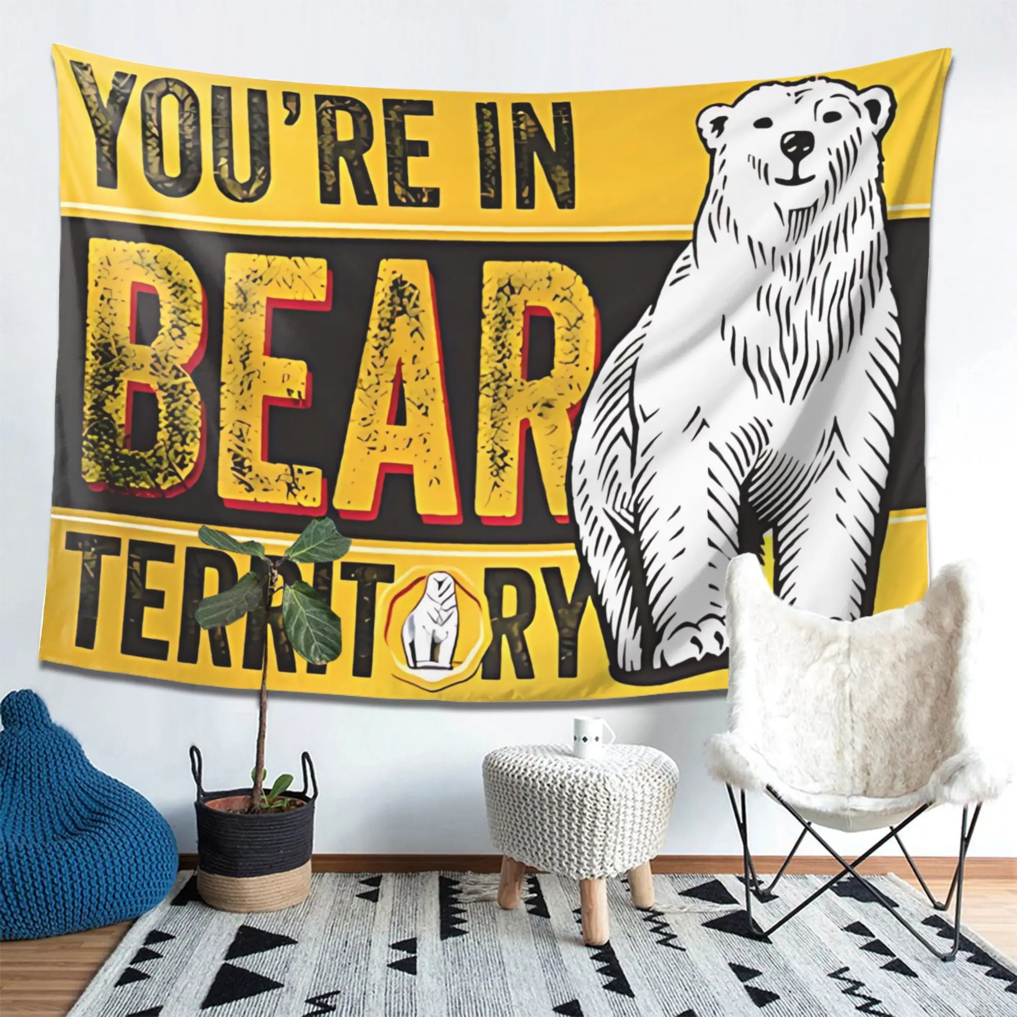 Bundaberg Rum Themed Tapestry Suitable for Bedroom & Living Room Wall Decor - Iconic Print, Horizontal Lightweight Polyester Pos