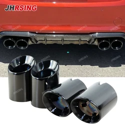 4 Pieces slanted outlet for BMW F87 M2 F80 M3 F82 F83 M4 F10 M5 F12 F13 M6 Direct Fit Universal Fit Exhaust Tips