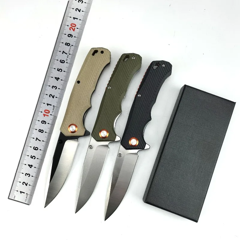 

F328 Pocket Folding Knife D2 Blade G10 Handle Camping Survial Outdoor Hunting Tactical Utility Kitchen Knives EDC Multitool