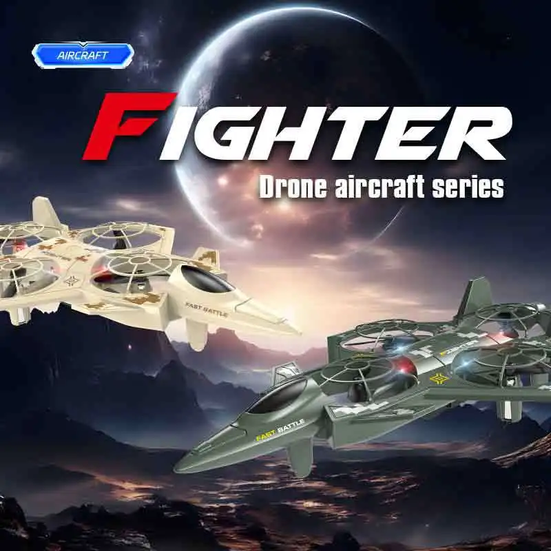 

Stunt Remote-Controlled Quadcopter Combat Drone, Plastic Model Airplane Toy For Boys，XT162