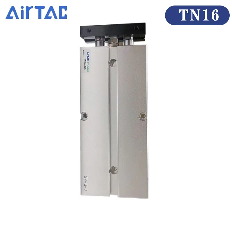 

AirTac Pneumatic Cylinder TN Double Shaft Double Rod Miniature Air Cylinder TN Bore16mm Stroke10-20-30-40-50-60mm with magnet