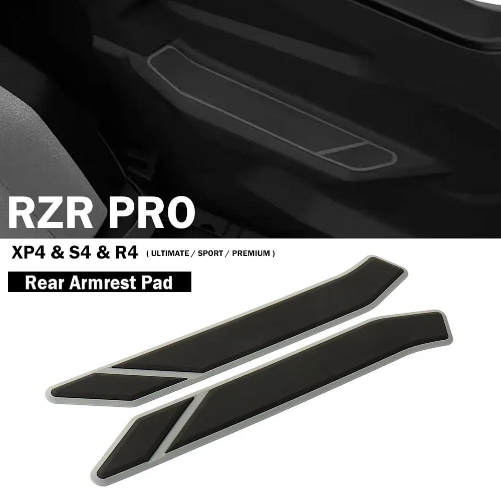 

For Polaris RZR PRO XP4 S4 R4 Ultimate Sport 2025 New UTV Accessories Rear Doors Armrest Pads Left Right Kit Waterproof Black