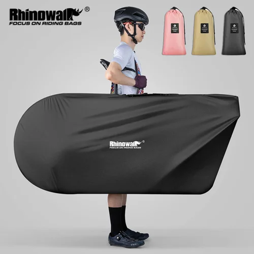 Imagen 1 del producto Rhinowalk-Bolsa de almacenamiento para bicicleta de carretera 700C, 26-27,5 pulgadas, portátil, transporte de viaje, resistente al agua