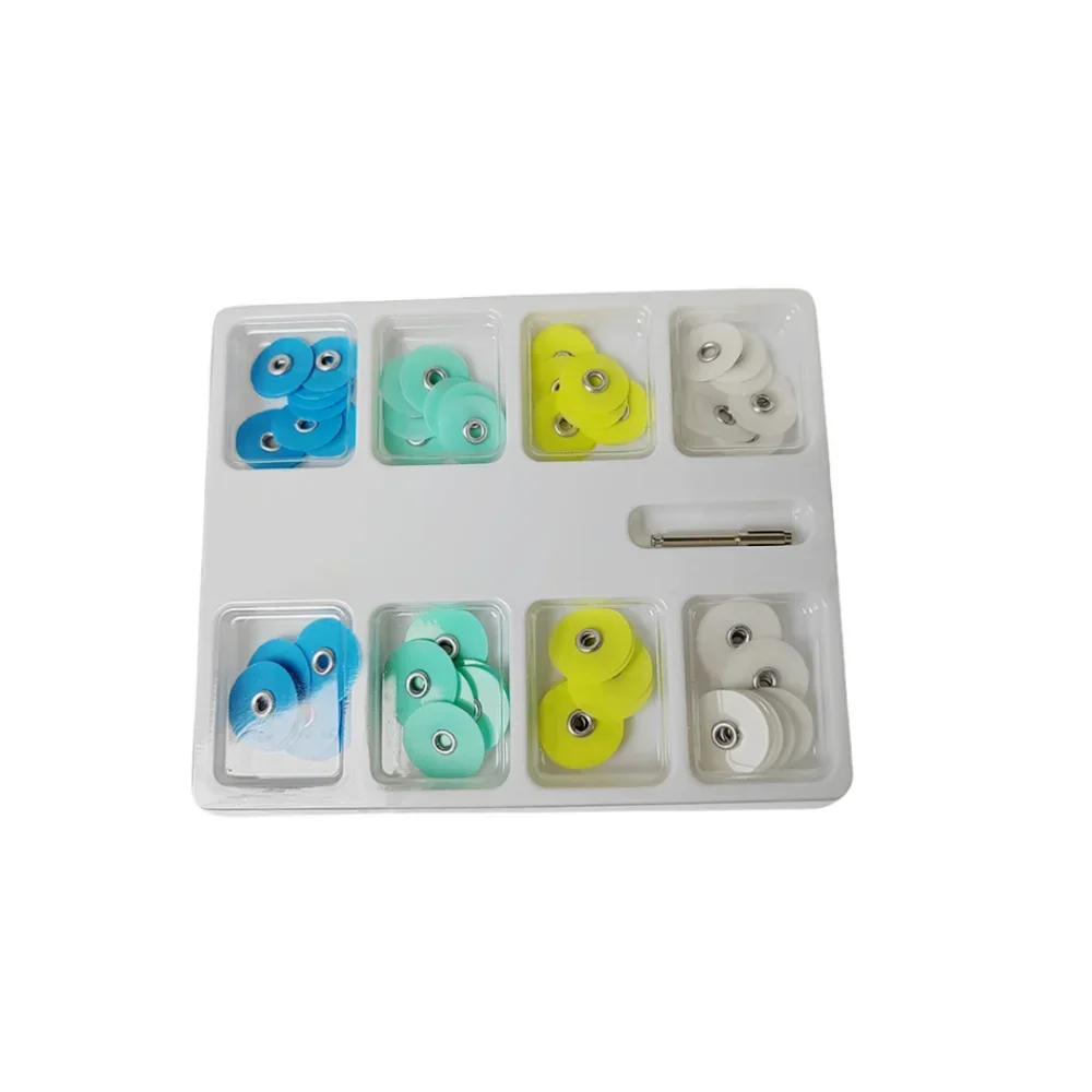 

3 Box Dental Polishing Discs Gross Reduction Contouring Mandrel Stripes Set Dentistry Materials Teeth Whitening Tools 80 Pcs