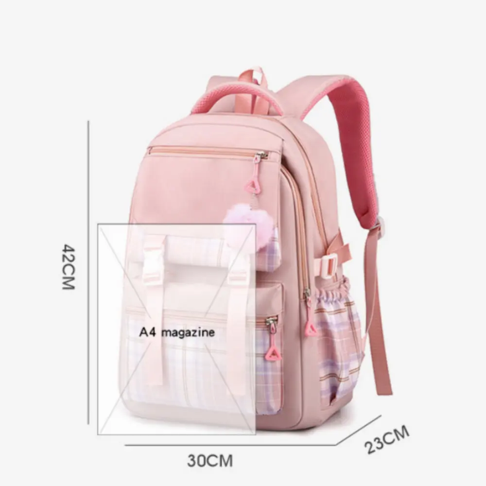 Anime demon slayer mochila para menina menino anime impresso bookbag adolescente crianças bookbag saco de lazer feminino estudante