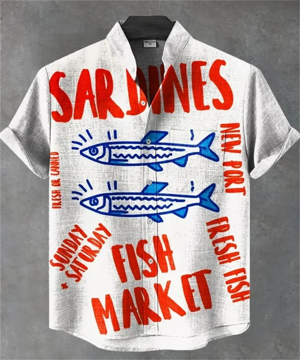 

Модная летняя повседневная рубашка, гавайская рубашка ко Дню Святого Патрика, 3D-печать, воротник-стойка, короткие рукава, уличная улица