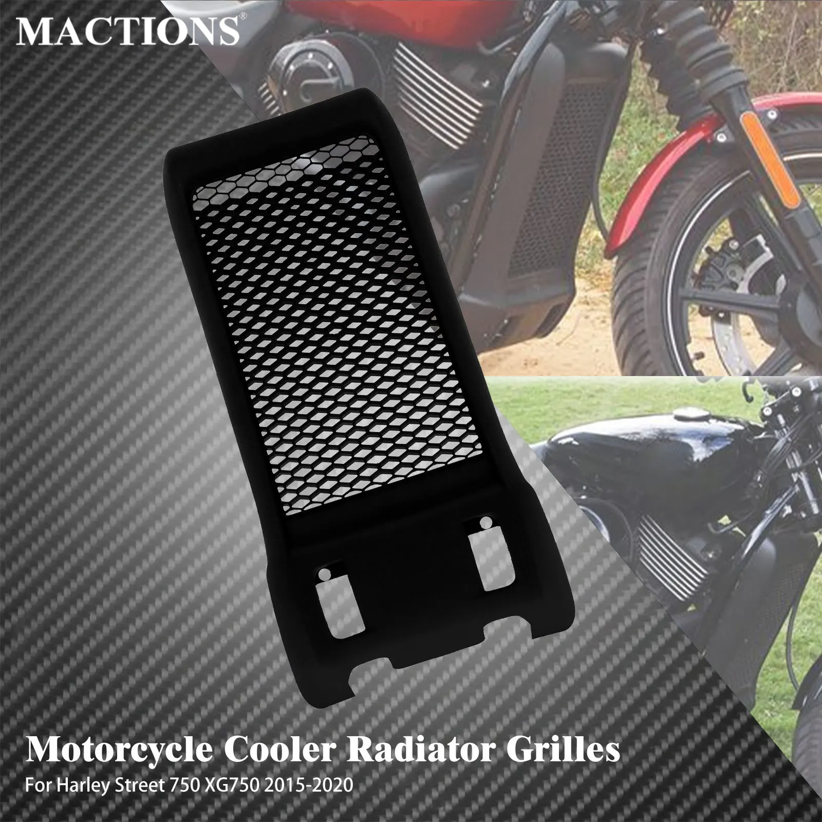 Motorcycle Cooler Tank Cover Radiator Grilles Guard Water Shield Protector For Harley Street 750 XG750 2015-2020 Cooling Cover