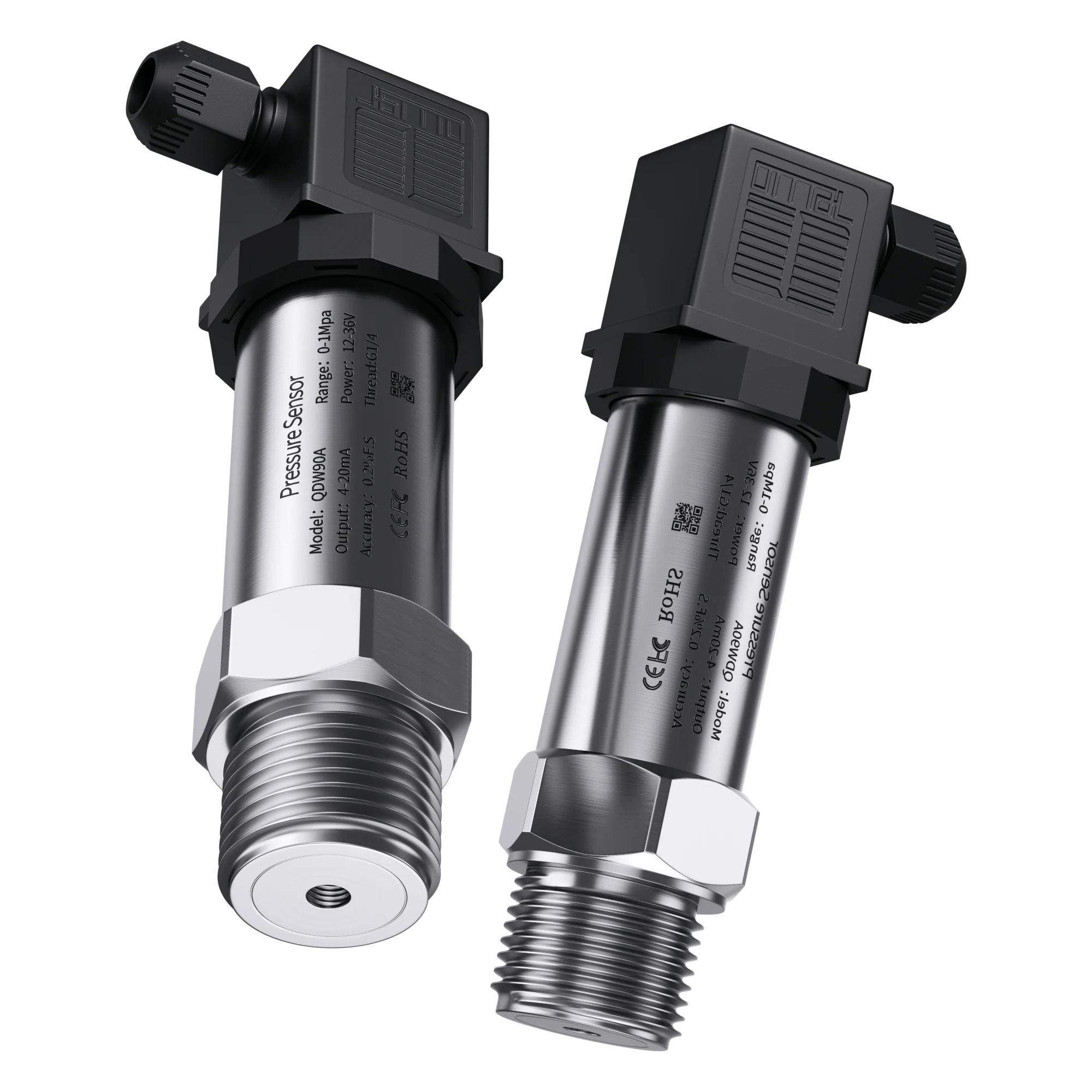 Transmisor de presión RS485 0-10V 0-5V 4-20mA 0-400bar 0-600bar Sensor de presión transductor NPT1/4 transmisor de presión de aire y agua