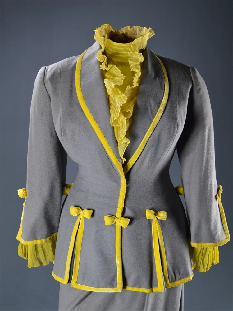 Kostum Cosplay Film Aggie Floud Pakaian Sehari-hari Antik Edwardian Victoria Wanita Gaun Pesta Panggung Teater