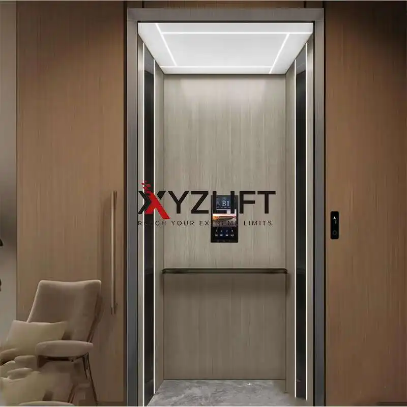 

XYZLIFT Лидер продаж, 2-местный гидравлический компактный домашний лифт, небольшой уличный лифт Ial, виллы и домики для отелей