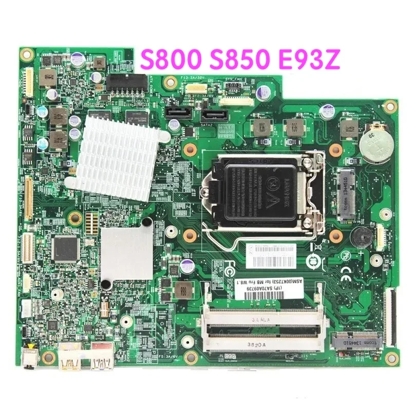 

Подходит для Lenovo S800 S850 E93Z, материнская плата PIB85S IB85S1 REV; 1,0 12102-1 03T7192, материнская плата, 100% протестирована, ОК, полностью работает