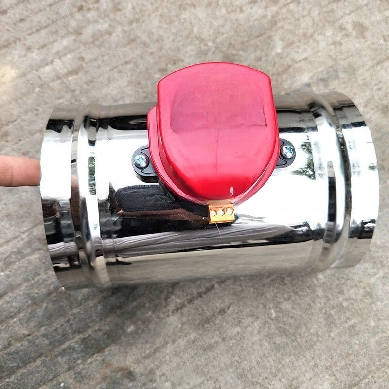 201 Stainless Steel Round Air Damper, Manual & Electric Air Volume Regulating Valve for HVAC Duct