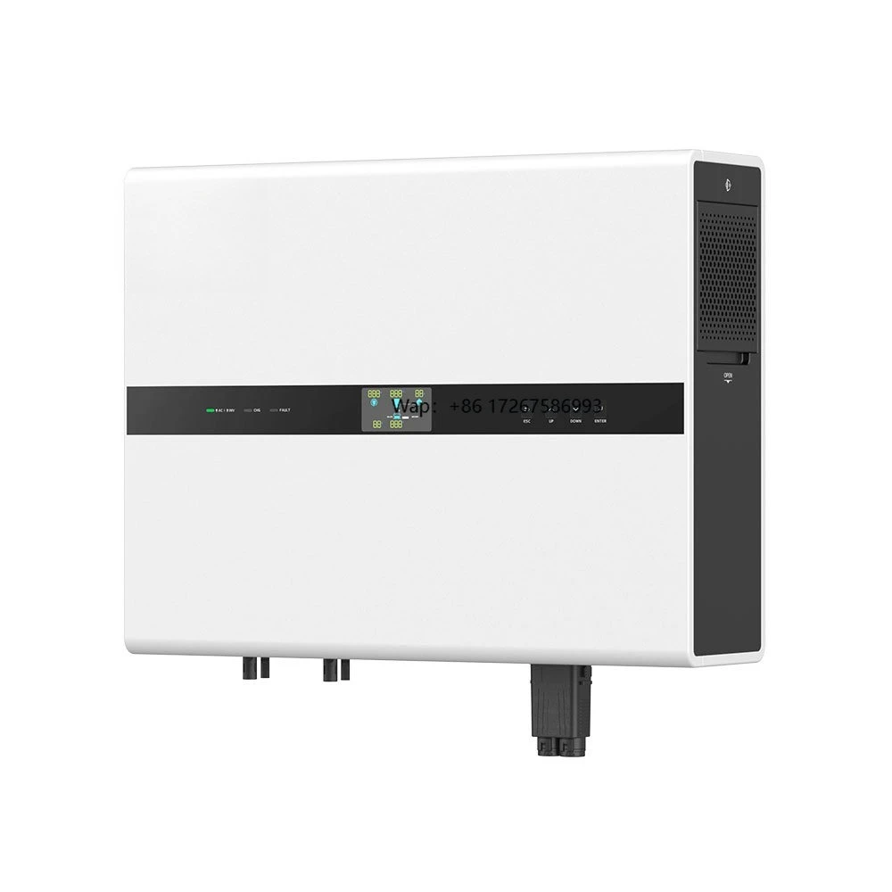 

High efficiency 6000 watt solar inverter and hybrid inverter for 230V home energy storage system with MPPT charge controller