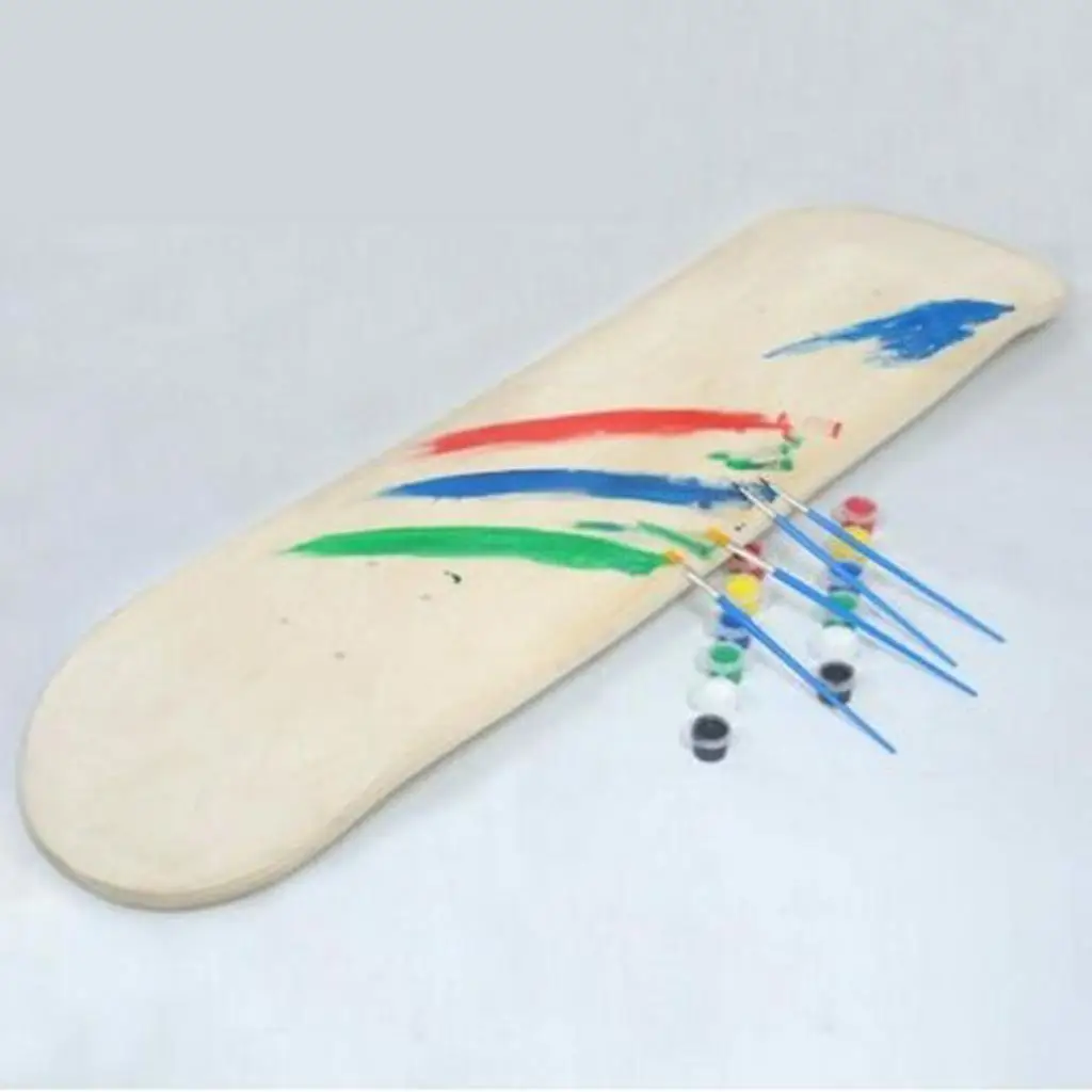 Dek Skateboard Kosong Dek Tendangan Ganda Skateboard Cekung Dek Skate Longboard DIY Skateboard Kayu Kosong Belat Skate Kosong