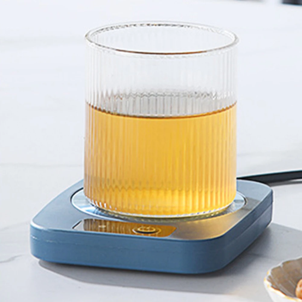 

Electric Coffee Mug Heating Coaster Constant Temperature Tea Water Warm Mat Lightweight Coffee Cup Heater Safe for Holiday Gifts