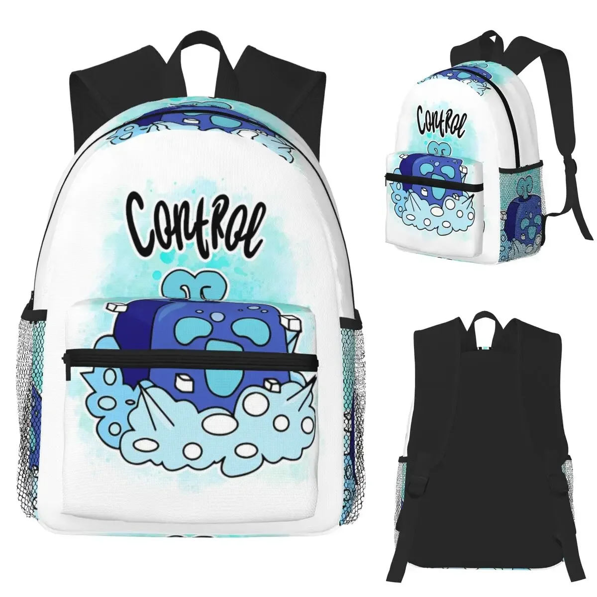 Control Blox Fruits Student Backpack School Bag Hiking Travel Daypack for Boys Girls Fashion Bookbag Shoulder Bags