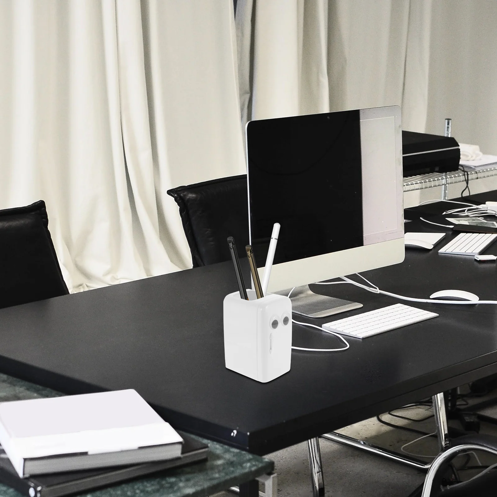 

Layered Pen Holder Large Capacity Stylish Desk Organizer Storage Container for Office Makeup Brushes Pen Holder for Desk Unique