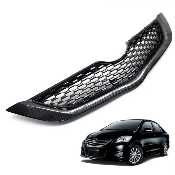 

Cool Car Front Grille For Yaris Vios 2007-2012 Carbon Or Black