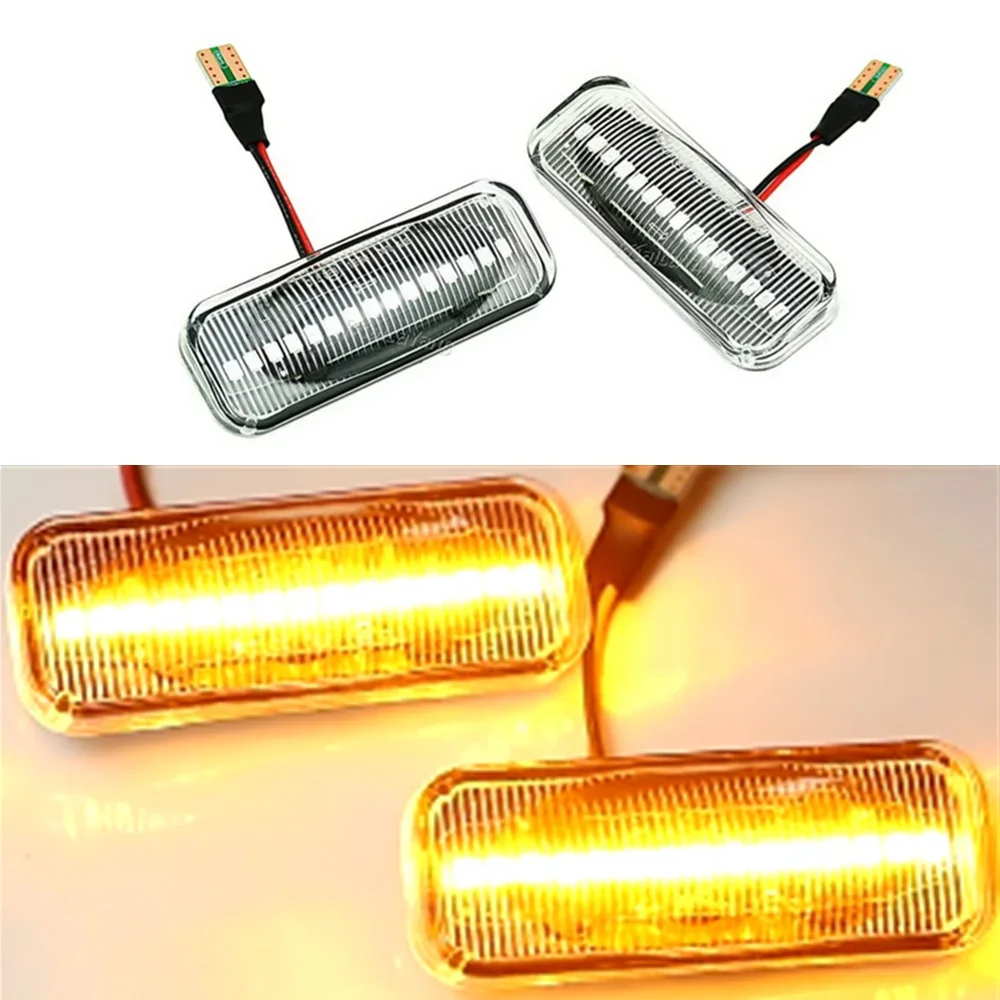 

2 шт. динамический боковой габаритный фонарь, светодиодный указатель поворота, последовательная лампа для Opel для Omega B Stufenheck Caravan 1994-2003