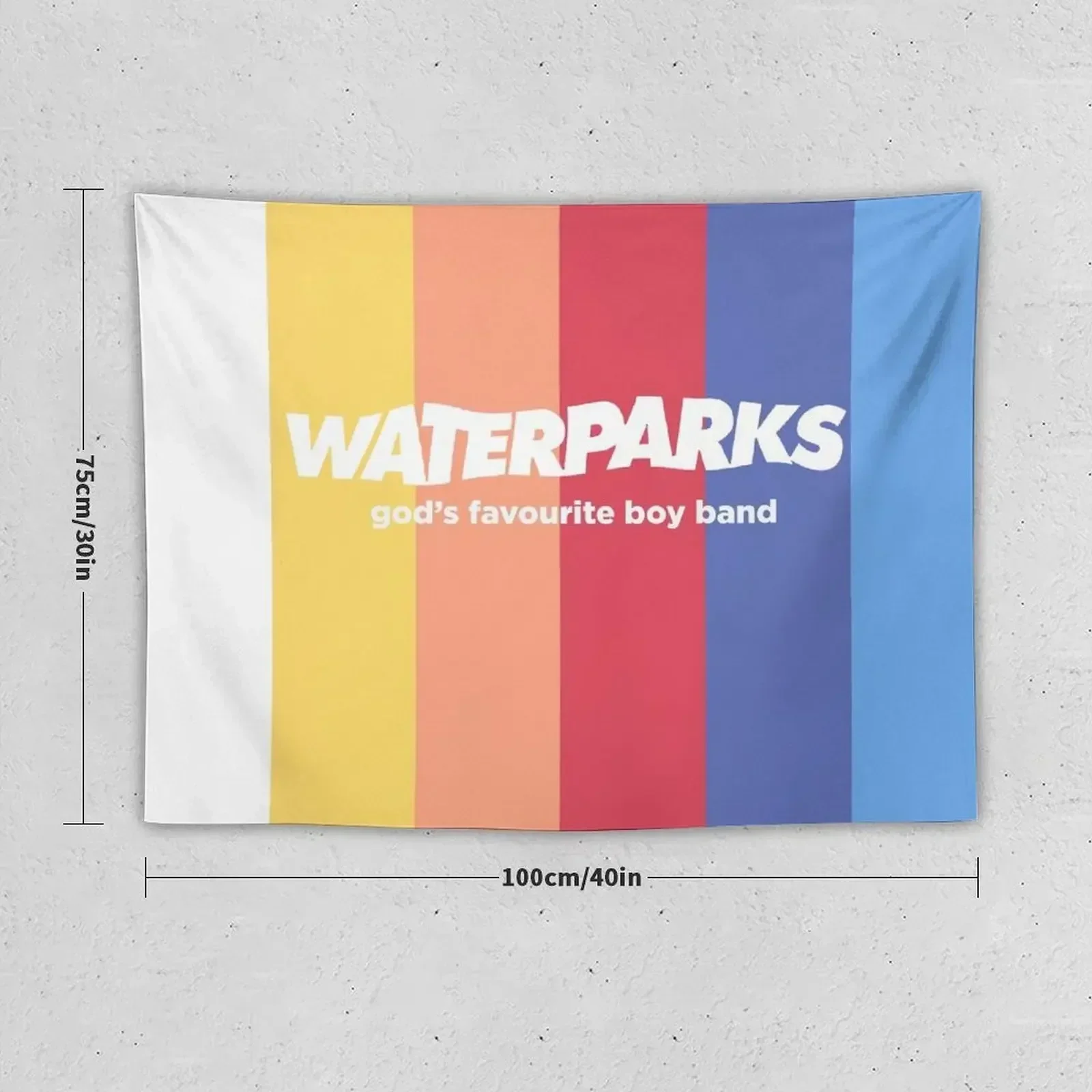 Waterparks god's favourite boy band Tapestry Tapete For The Wall Bedroom Decorations Tapestry