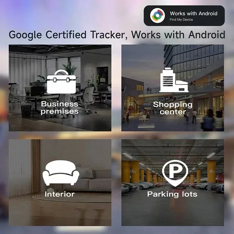 Rastreador GPS de Google, tarjeta de carga inalámbrica, localizador inteligente ultrafino, dispositivo antipérdida para Android, localizador para niños, nuevo