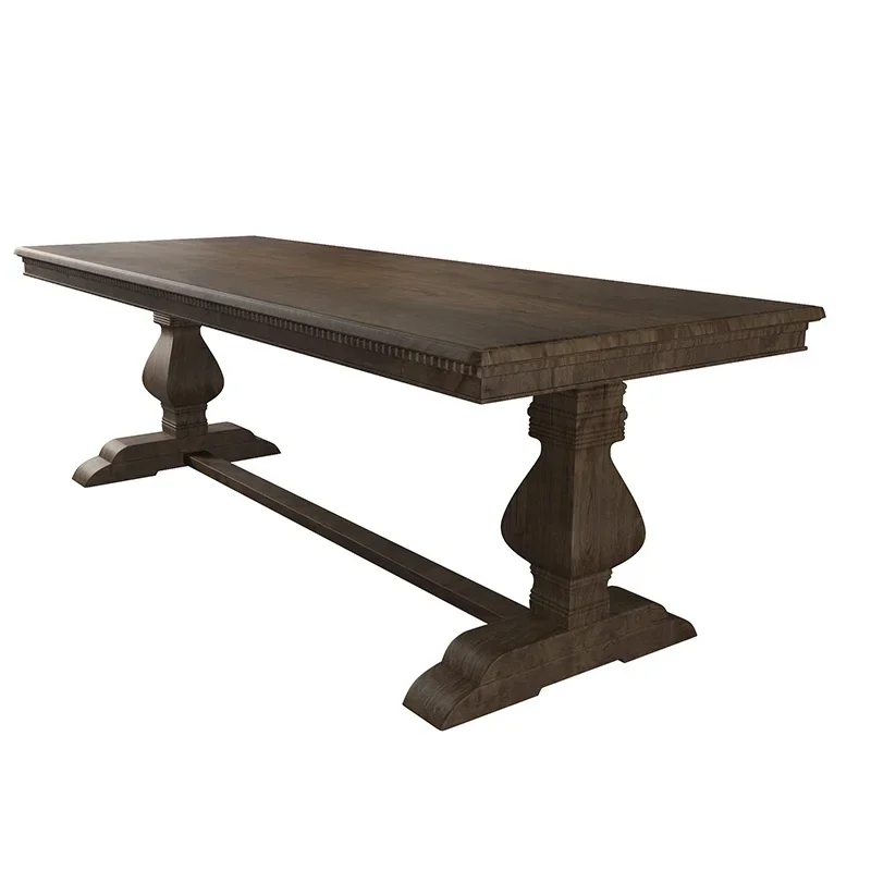 Dining table French household, dining table simple European, long table simple conference office