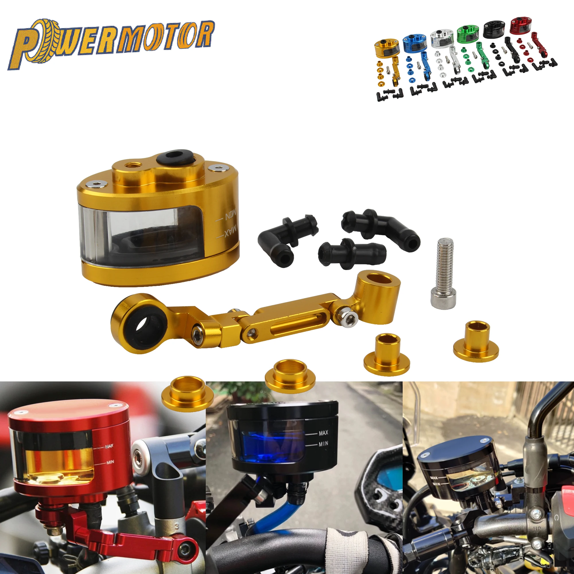 Motorrad Bremse Kupplung Tank Zylinder Flüssigkeit Öl Reservoir Tasse Für KTM Honda Yamaha Suzuki Kawasaki Universal Motocross