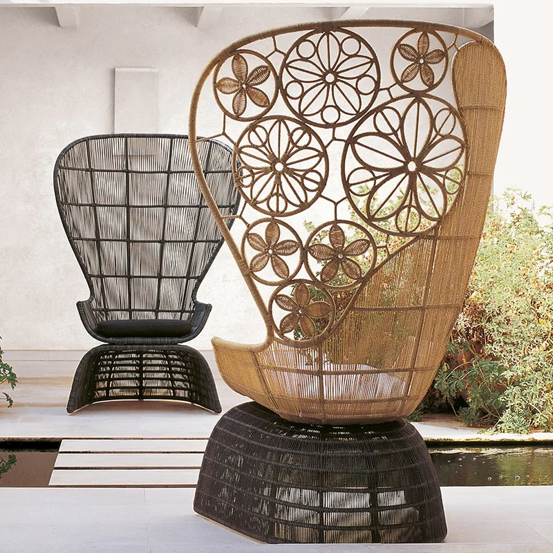 Outdoor sofa courtyard villa outdoor rattan chair sofa