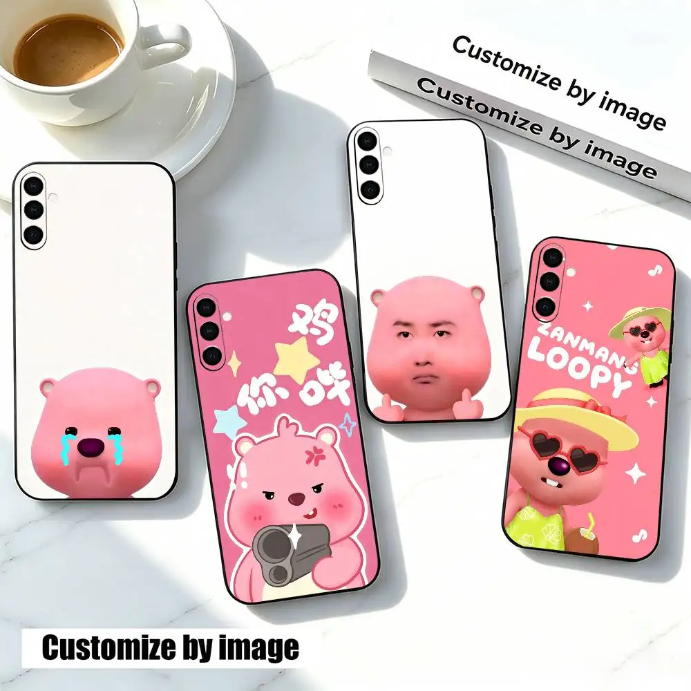 FOR Funny Memes L-Loopys Gift Phone Case For Samsung Galaxy A73,A72,A71,A70,A53,A52,A51,Others Soft Black Cover