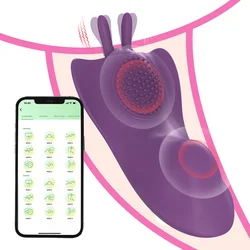 Wireless Kitzler Vibrator für Frauen tragbare Schmetterling Klitoris Stimulator stille Vibration weibliche Sexspielzeug Erwachsene 18 Waren Sexshop