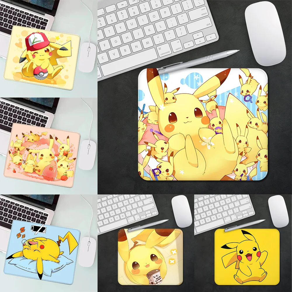 Gaming Mouse Pad XS Small Mousepad For Cute cartoon Pikachus PC Gamer Desktop Decoration Office Mouse Mat Deskmat Rug