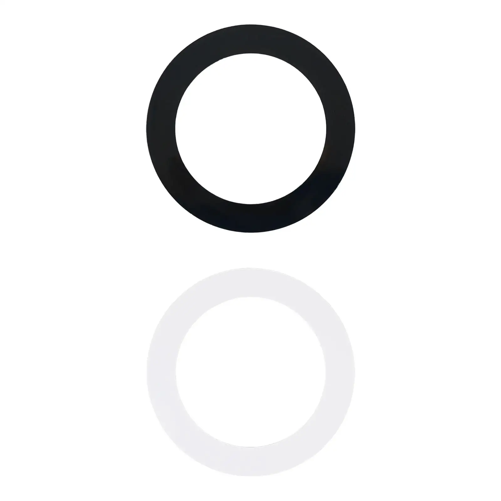 Drum Bottom Port Hole Protector Anti Slip Pad PVC Drum Ring for Mini Drum Set Practice Pads